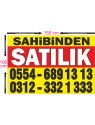 Sahibinden SATILIK Branda Afiş 1.Kalite AVRUPA BRANDA 100x150cm Tasarım03