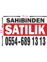 Sahibinden SATILIK Branda Afiş 1.Kalite AVRUPA BRANDA 50x70cm Tasarım02