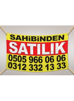 Satılık Afiş