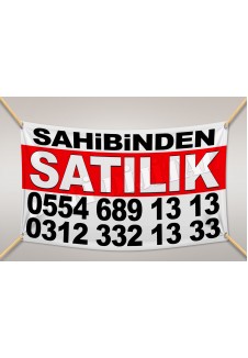 Sahibinden SATILIK Branda Afiş 1.Kalite AVRUPA BRANDA 100x200cm Tasarım03