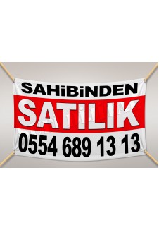 Sahibinden SATILIK Branda Afiş 1.Kalite AVRUPA BRANDA 100x200cm Tasarım02