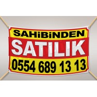 Sahibinden SATILIK Branda Afiş 1.Kalite AVRUPA BRANDA 100x150cm