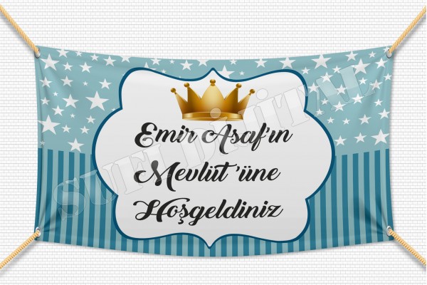 Doğum Günü, Baby Shower,Doğum Odası, Parti Afişi,Bebek Mevlüdü Afiş