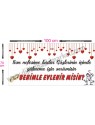 Romantik Evlilik Teklifi Branda 100cmx200cm