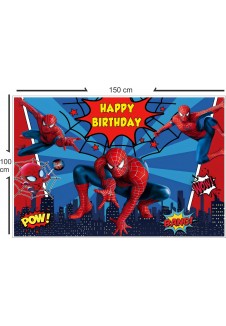 SUFİ DİJİTAL örümcek adam Temalı 100x150 cm Branda Afiş Pankart