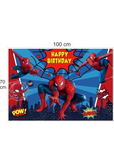 SUFİ DİJİTAL örümcek adam Temalı 70x100 cm Branda Afiş Pankart