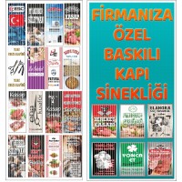 Baskılı Branda Kapı Sinekliği 100X200 CM